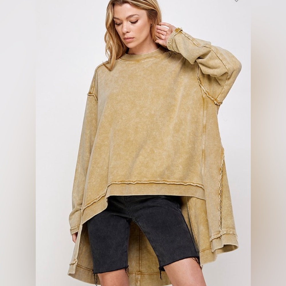 Iggy Free People Sweatshirt high low